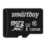 Карта памяти microSDHC SmartBuy 128Gb Class 10 U3 с адаптером (SDXC)