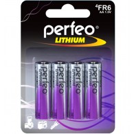 Батарейка Perfeo FR6 BL4/48 (литий!)