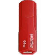 Флэш-диск SmartBuy 64GB USB 2.0 Clue красный