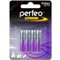 Батарейка Perfeo FR03 BL4/48 (литий!)