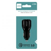 Авто-адаптер 12V->2*USB 3A QC3.0 JOOKI J30A