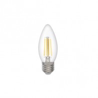 Лампа светодиодная Jazzway PLED OMNI C35 8w E27 3000K CL прозрачная