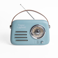 Радиоприемник БЗРП Fresh РП-338 (FM,BT,USB,AUX, акб.1500mA) голубой