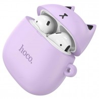 Гарнитура Bluetooth Hoco EW45 Cat TWS фиолетовая