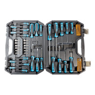 Набор отверток, головок, реверс, 100 штук, PH,PZ,SL,TORX,TORXH,HEX,S, 4-12 мм,  СR-V Smartbuy