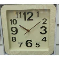 Часы настенные "Beige wood" (1АА) квадр., 23*23см