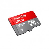 Карта памяти microSDHC SanDisk 16Gb Class 10 UHS-1 Ultra 80MB/s б/адапт