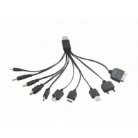 Кабель USB->10 переходников (mini/microUSB/SamD880/Tab/Nok6600/6101/Sony)