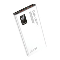 Внешний аккумулятор 10000mAh GoPower PB03-10 QC3.0 (in - T,M/out - 2U,T)дисп.б