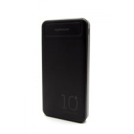 Внешний аккумулятор 10000mAh GoPower PB2U (in - T,M/out - 2U) черный