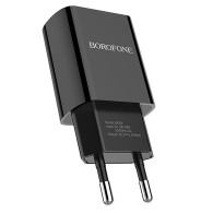 Адаптер сетевой USB 2.1A/10W Borofone BA20A, черный Адаптер сетевой USB 2.1A/10W Borofone BA20A, черный