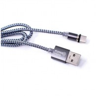 Кабель USB- Type-C магнитный Fumiko MC01 1м 2,4А (только питание!)