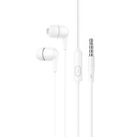 Гарнитура Hoco M97 (вакуумные наушники) белая