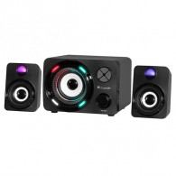 Колонки Defender 2.1 G11 11W, USB, подсветка (65011) черные