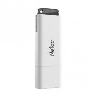 Флэш-диск Netac 8GB USB 2.0 U185 белый с LED-индикатором