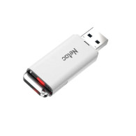 Флэш-диск Netac 128GB USB 2.0 U185 белый с LED-индикатором