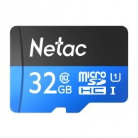 Карта памяти microSDHC Netac 32Gb P500 Class 10 UHS-1 90MB/s с адапт