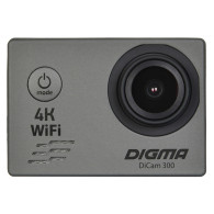 Экшн-камера Digma DiCam 300 (2160 x 3840, micro SD до 64Gb) 4K, Wi-Fi
