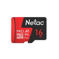 Карта памяти microSDHC Netac 16Gb Extreme Pro UHS-1 U1 A1 V10 (100MB/s)с адап