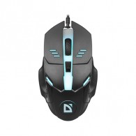 Мышь Defender MB-470 Ultra Matt черная, 7 цв. подсв., игровая USB (52470)