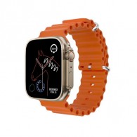 Смарт-часы Smart X8 Ultra золото, оранжевые