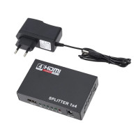 Сплиттер HDMI 1х4HDMI HW-4K104
