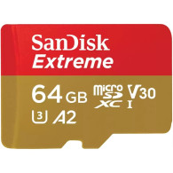 Карта памяти microSDHC SanDisk 64Gb Class 10 Extreme A2 170MB/s б/адапт.