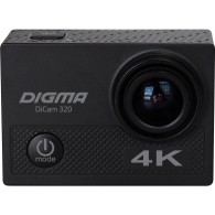 Экшн-камера Digma DiCam 320 (2160 x 3840, micro SD до 64Gb) 4K, Wi-Fi