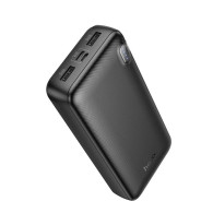 Внешний аккумулятор 20000mAh Hoco J128A (in - T,M/out - 2U) черный