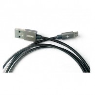 Кабель Am - microUSB Remax Silver Seprent 1м RC-080m