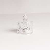 Свеча светодиодная "Мини №2", LED, 3,8*5см, т.бел., 3*LR54(в компл.), Funray 17157