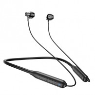 Гарнитура Bluetooth Hoco ES58 Sports (вкладыши, обод на шею) черная