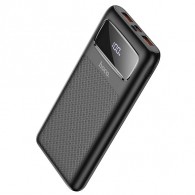 Внешний аккумулятор 10000mAh Hoco J81 QC3.0 (in - T,M/out - 2U,T) диспл,черный