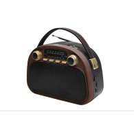 Радиоприемник Ritmix RPR-040 (Fm/BT/USB/microSD/акб.18650) шокол(18,5х13х8,5см)