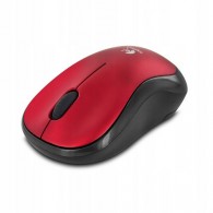 Мышь Logitech M185 беспроводная, красно-черная 910-002633 (1АА в комп.)