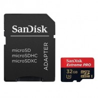 Карта памяти microSDHC SanDisk 32Gb Class 10 Extreme 100MB/s с адапт