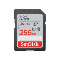 Карта памяти SDHC SanDisk 256Gb Class 10 Ultra UHS-1 120MB/s (SDXC)