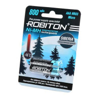 Аккумулятор Robiton R03 800mAh Ni-Mh BL 2/50 (низкотемпературные, до -40С)