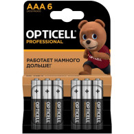 Батарейка Opticell LR03 Professional BL 6/72