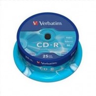 Диск CD-R Verbatim 700Mb 52x Cake box - 25 /200