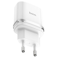 Адаптер сетевой USB 3A/18W QC3.0 Hoco C12Q, белый
