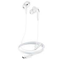 Гарнитура Hoco M1 Pro (вакуумные наушники) разъем Type-C, белая