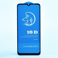 Защитное стекло 3D для Xiaomi Redmi 10A черное (205611)