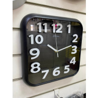 Часы настенные 7525 (1АА) квадр., 30*30см