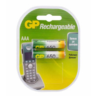 Аккумулятор GP R03 650mAh Ni-Mh BL 2/20 предзаряженный