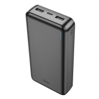 Внешний аккумулятор 20000mAh Hoco J100A (in - T,M/out - 2U) черный