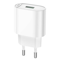 Адаптер сетевой USB 3A/18W QC3.0 Hoco C109A, белый Адаптер сетевой USB 3A/18W QC3.0 Hoco C109A, белый