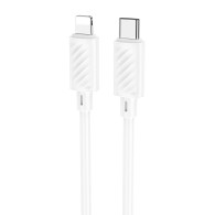 Кабель Type-C - lightning 1м Hoco X88 3A PD20W, ПВХ, белый Кабель Type-C - lightning 1м Hoco X88 3A PD20W, ПВХ, белый