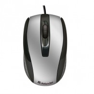 Мышь Defender MM-140 Optimum USB серебро 52140