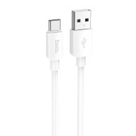 Кабель USB - Type-C 1м Hoco X96  6А/100W, ПВХ, белый